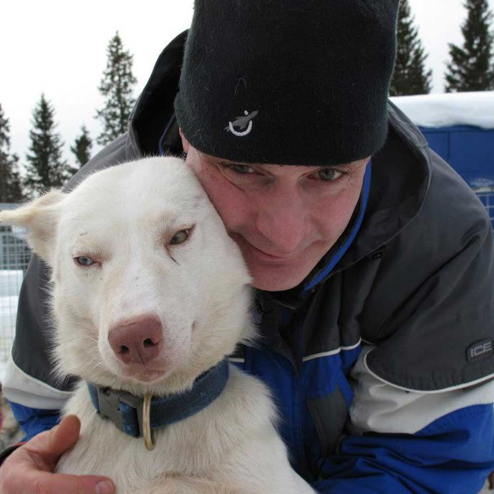 Sledehonden trainer